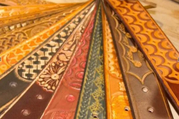 Fabrication de ceinture en cuir