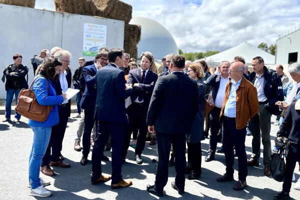 Loïg Chesnais-Girard à l'inauguration d'Enerfées